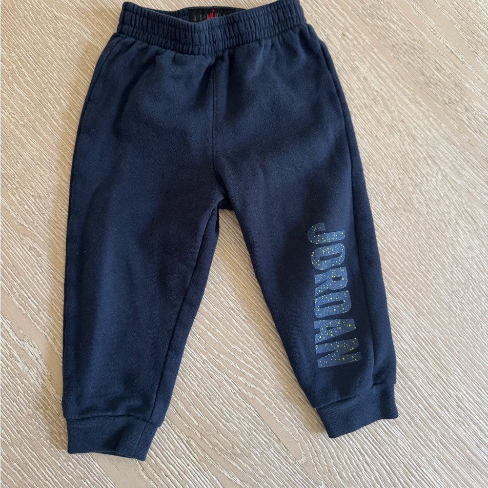Jordan Navy baby / toddler sweatpants, 24 months